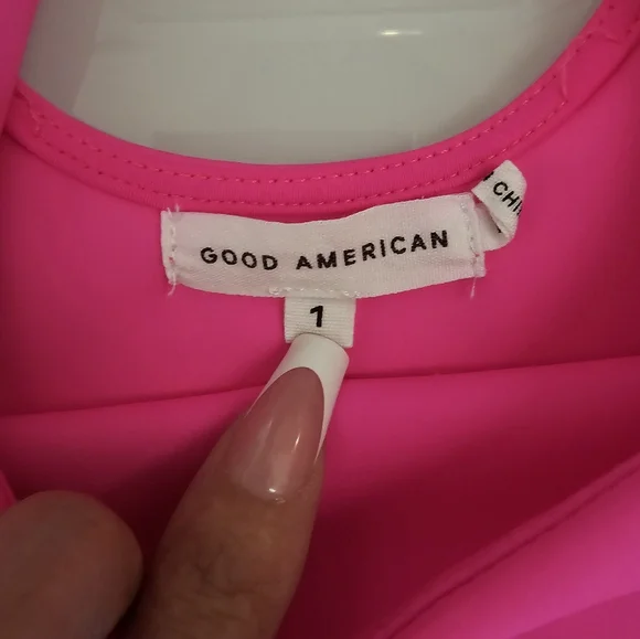Good American Bright Pink Bodysuit - Picture 4 of 8